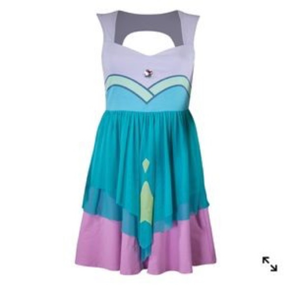 Steven Universe Opal Gem Cosplay Skater Dress welovefine Medium